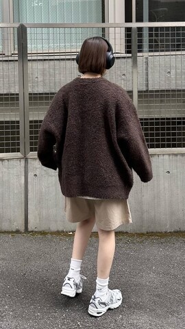 flanerのカーディガン/ボレロを使ったukiさんのファッション動画