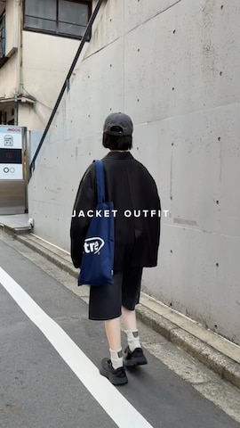 テーラードジャケットを使ったukiさんのファッション動画