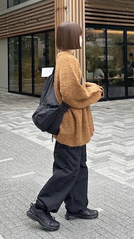 flanerのカーディガン/ボレロを使ったukiさんのファッション動画