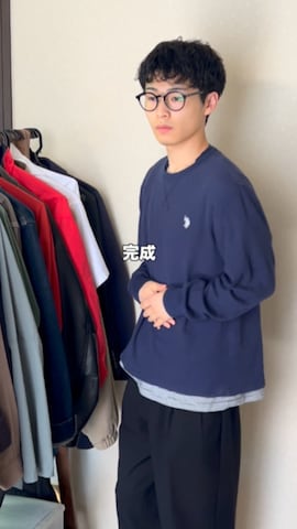 RALPH LAURENのアイテムを使ったyusepeさんのファッション動画