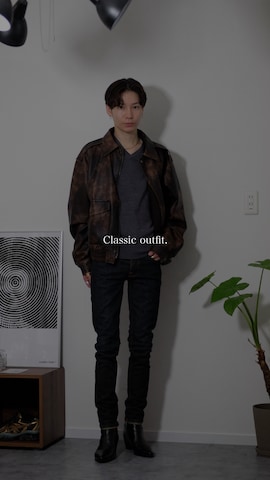 ASCLOのジャケット/アウターを使ったTsuguya/KwonSayaさんのファッション動画