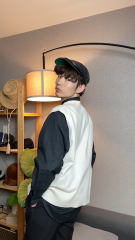 CELINEのスラックスを使ったTsuguya/KwonSayaさんのファッション動画