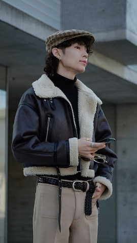 ハンチング/ベレー帽を使ったTsuguya/KwonSayaさんのファッション動画