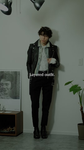 CELINEのスラックスを使ったTsuguya/KwonSayaさんのファッション動画