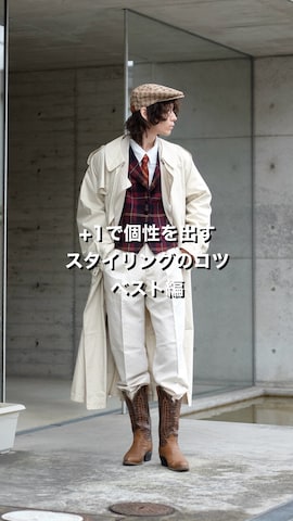 GUCCIの帽子を使ったTsuguya/KwonSayaさんのファッション動画