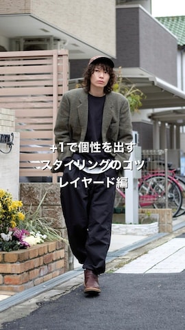 帽子を使ったTsuguya/KwonSayaさんのファッション動画