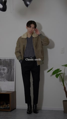 CELINEのスラックスを使ったTsuguya/KwonSayaさんのファッション動画