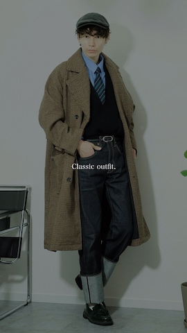 FRED PERRYのローファーを使ったTsuguya/KwonSayaさんのファッション動画