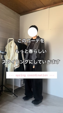 「アイテム（ヘッドフォン/イヤホン、その他）」を使った、uchiさん（メンズ・177cm）の春コーディネート
