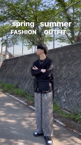 uchiさん（骨格ナチュラル・メンズ・177cm）の春コーディネート