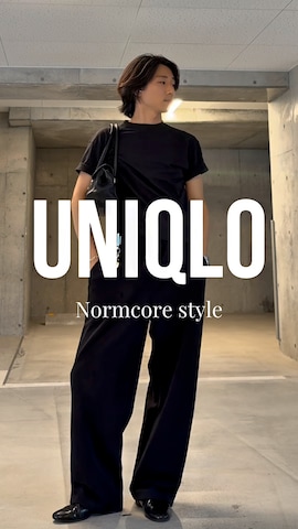 UNIQLOのスウェットパンツを使ったTakumiさんのファッション動画