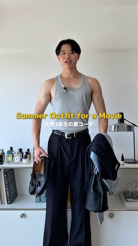 AVIREXのTシャツ/カットソーを使ったAsuさんのファッション動画