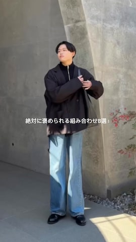 「アイテム（ステンカラーコート）」を使った、Asuさん（メンズ・178cm・10代）の冬コーディネート