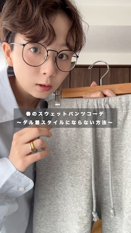 「アイテム（ヘアピン）」を使った、kinoko.さん（レディース・157cm）の春コーディネート