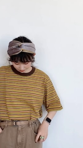 「アイテム（ヘアバンド）」を使った、panさん（レディース・163cm・20代）の夏コーディネート