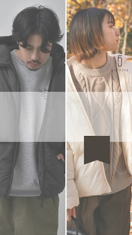 ZIP FIVEのダウンジャケット/コートを使ったZIP FIVE【Official】さんのファッション動画