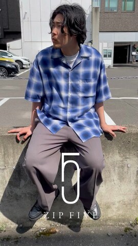 ZIP FIVEのシャツ/ブラウスを使ったZIP FIVE【Official】さんのファッション動画
