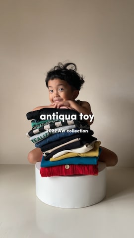 「アイテム（ルームウェア）」を使った、ma-kunさん（キッズ・100cm）の秋コーディネート