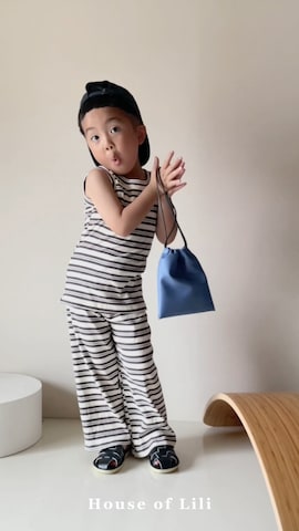 こども ビームスのパンツを使ったma-kunさんのファッション動画