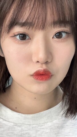 「アイテム（口紅/リップティント/グロス、グリーン系）」を使った、「nene」さん（レディース・146cm）の春コーディネート