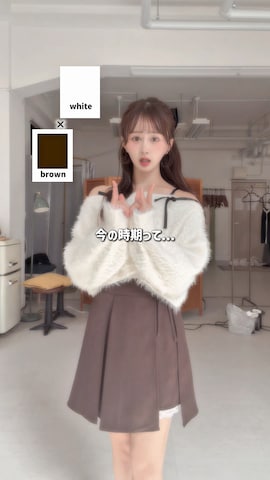 JUNOAHのアイテムを使ったあかちゃす🍎あざとお洋服さんのファッション動画