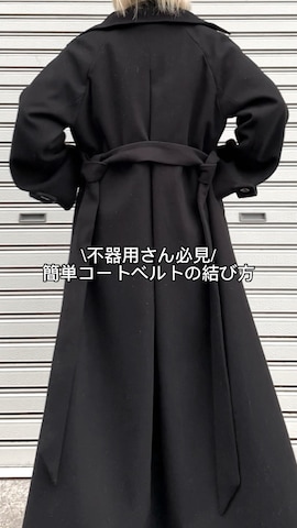 「アイテム（ステンカラーコート）」を使った、MIHOさん（レディース・153cm）の春コーディネート