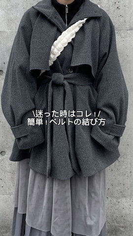 「アイテム（トレンチコート）」を使った、MIHOさん（レディース・153cm）の春コーディネート