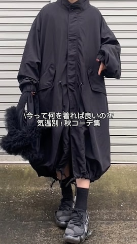 モッズコートを使ったMIHOさんのファッション動画