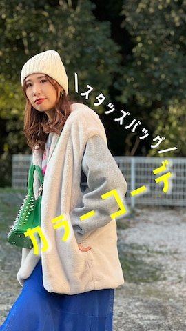 rectangleのベストを使ったあみぃさんのファッション動画