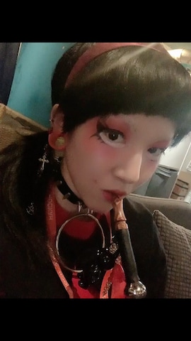 「アイテム（手袋）」を使った、都さん（レディース・162cm）の春コーディネート