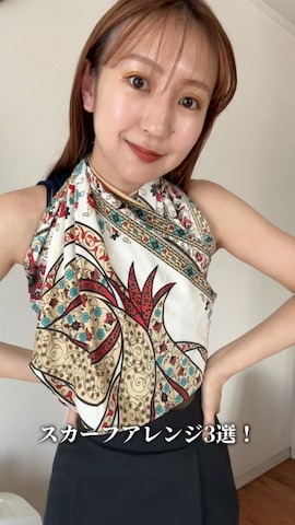 アイシャドウを使ったsayaさんのファッション動画