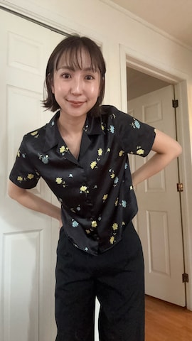 「アイテム（チーク）」を使った、sayaさん（レディース・161cm）の夏コーディネート