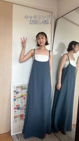 「アイテム（セットアップ、ブラック系）」を使った、sayaさん（レディース・161cm）の夏コーディネート