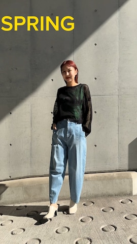 大人気　クラッシュデニム　ミニスカート　再構築　ゆったりサイズ　重ね着コーデ 大人気 クラッシュデニム ミニスカート 再構築 ゆったりサイズ 重ね着