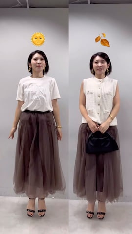 あずささんのファッション動画