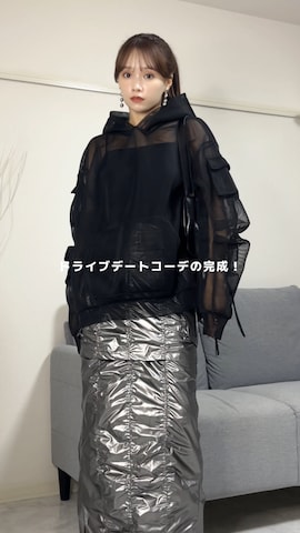 Joueteのアイテムを使ったHarukaさんのファッション動画