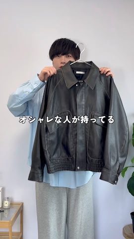 「アイテム（ブルゾン）」を使った、るいさん（メンズ・179cm）の春コーディネート
