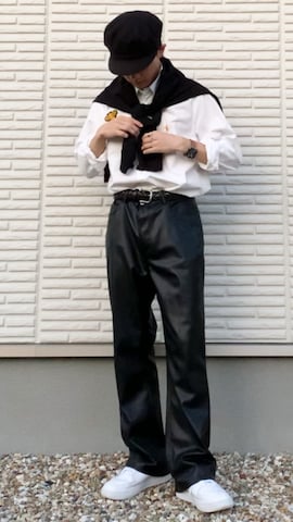 「アイテム（キャスケット）」を使った、ぐりさん（メンズ・170cm・10代）の秋コーディネート