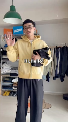 BEAMSのニット/セーターを使ったるじさんのファッション動画