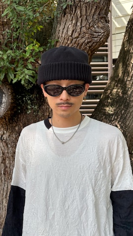 「アイテム（ニットキャップ/ビーニー）」を使った、るじさん（メンズ・170cm・20代）の秋コーディネート