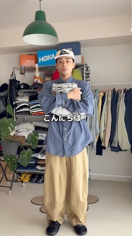 「Champion（チャンピオン）のアイテム（スウェットパンツ）」を使った、るじさん（メンズ・170cm）の秋コーディネート