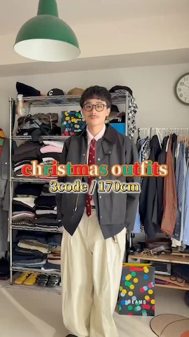 ネクタイを使ったるじさんのファッション動画