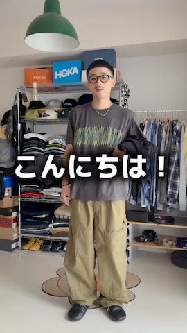 「アイテム（スウェット）」を使った、るじさん（メンズ・170cm・20代）の秋コーディネート