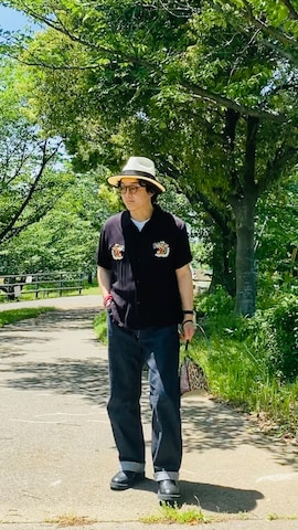 「アメカジ」｜sunriseseaさん（メンズ・172cm・50代）の春コーディネート
