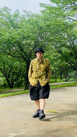 「アイテム（ミリタリージャケット）」を使った、sunriseseaさん（メンズ・172cm・50代）の春コーディネート