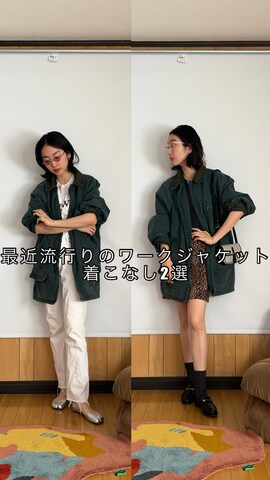 カバーオールを使ったyurinagamineさんのファッション動画