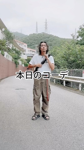 「アイテム（チョーカー）」を使った、NISSHYさん（メンズ・171cm）の夏コーディネート