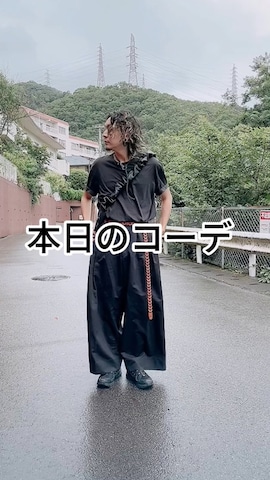 「アイテム（チョーカー）」を使った、NISSHYさん（メンズ・171cm）の夏コーディネート