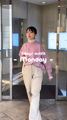 「アイテム（セットアップ）」を使った、Hinata.さん（レディース・156cm・20代）の秋コーディネート