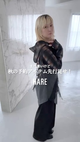 HAREのワンピース/ドレスを使ったinhhhan®さんのファッション動画